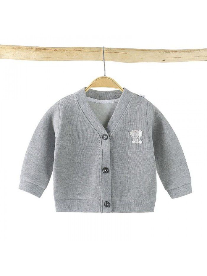 Children's knitwear, boys and girls' autumn and winter clothes, baby coats, baby bottoms, baby sweaters, baby cardigans, spring and autumn 