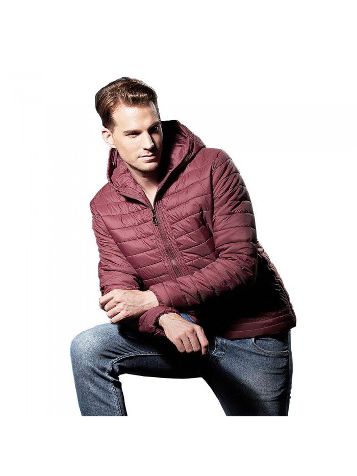 Casual cotton jacket for men and teenagers, winter clothing, loose cotton jacket for men's outerwear 