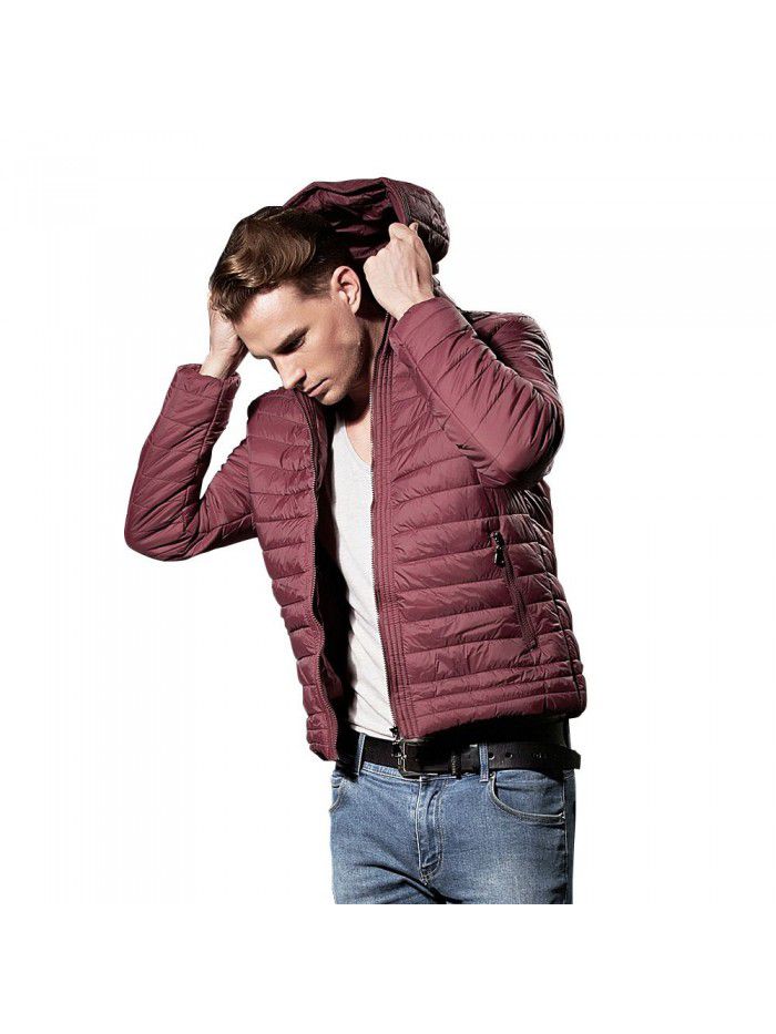 Casual cotton jacket for men and teenagers, winter clothing, loose cotton jacket for men's outerwear 