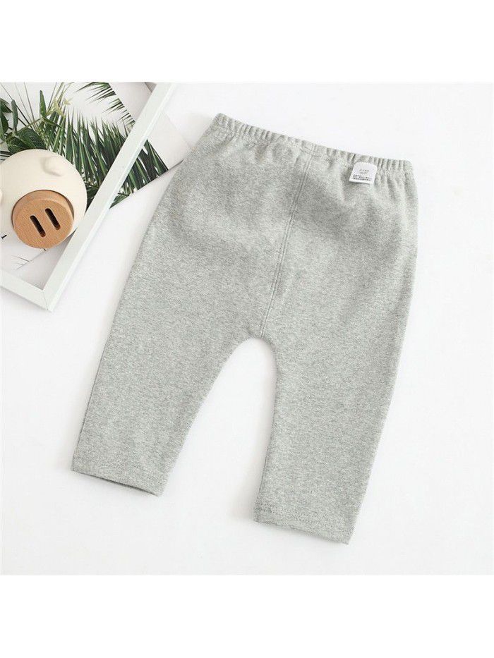 Girls' bottom pants, children's baby pants, Korean version, girls' pants, mid waist baby pants 