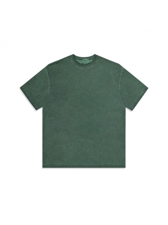 Wash, wash, and make old loose double yarn pure cotton short sleeved T-shirts for spring and summer new styles 
