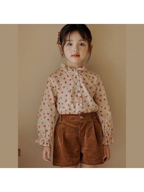 Girls' Long Sleeve Set Autumn Mid Children's Korea...