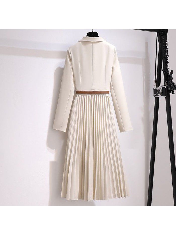 French age reducing casual slimming suit dress with suspender short skirt as a gift 