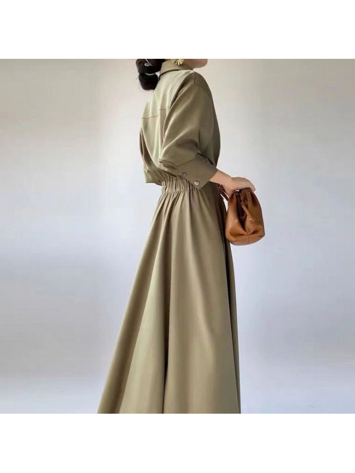 Dress for women Spring/Summer New French niche long dress slimming and high-end small skirt for children 