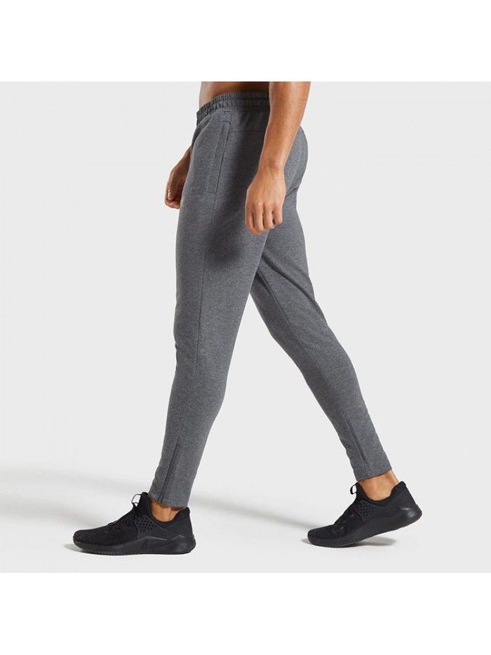 Men's GYM Fitness Training Slow Running Basketball Sports Elastic Slim Fit Pants 