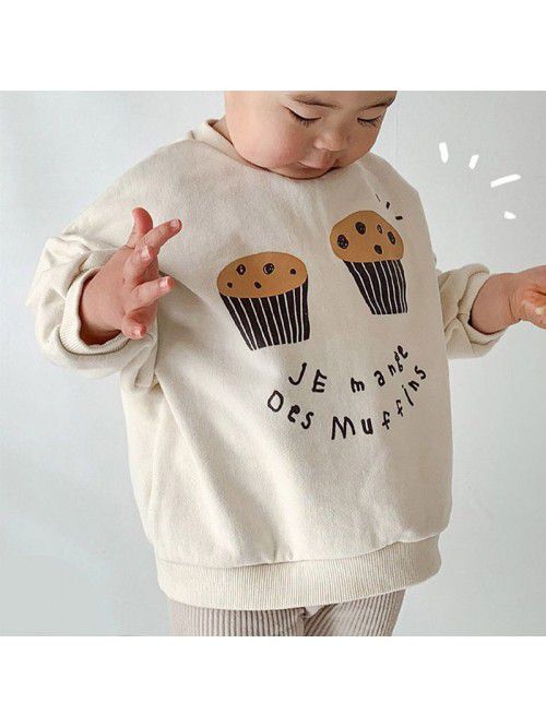 Spring Girls' Baby Fashionable Cartoon Cupcake Cut...