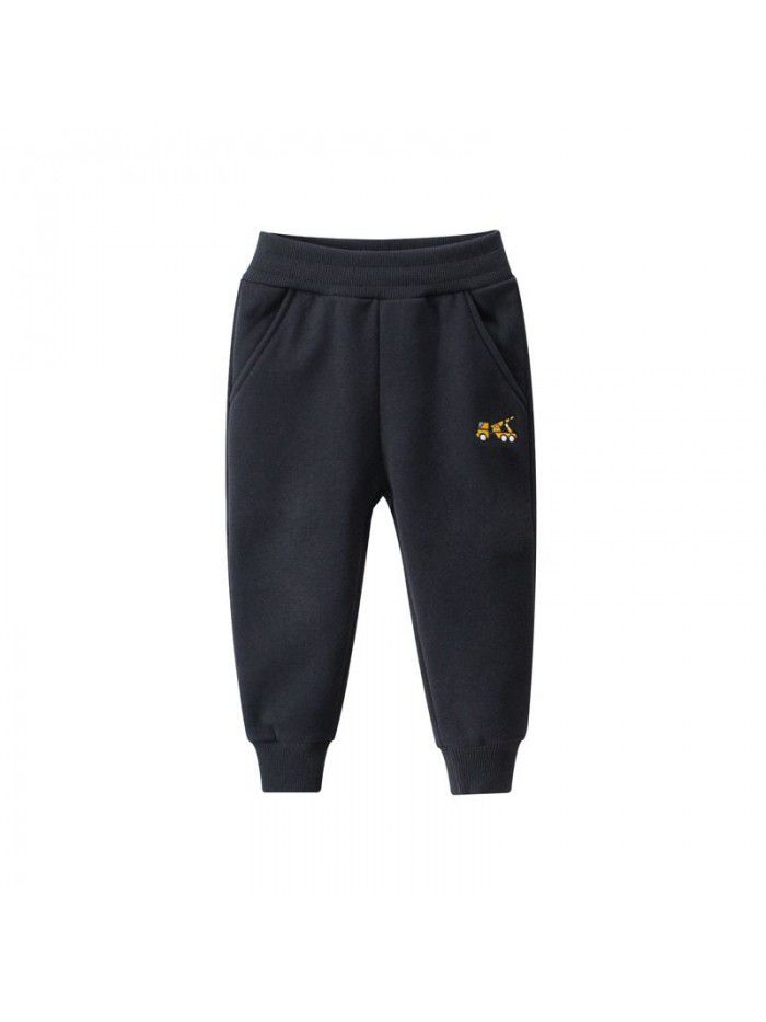 Autumn and Winter New Children's Plush Pants Baby Pants Children's Guard Pants 