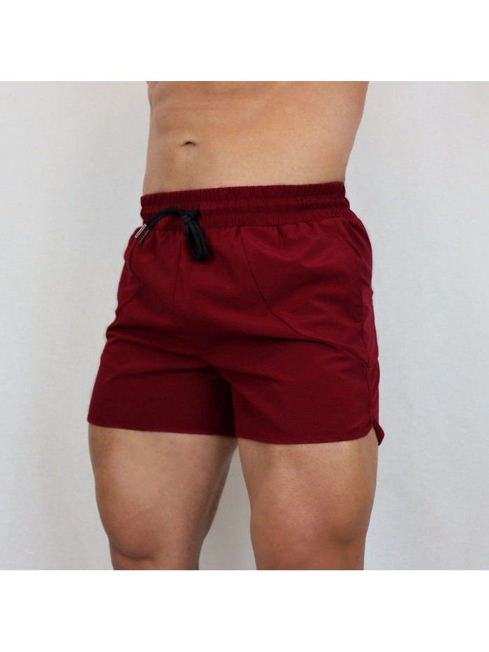 Summer Fitness Sports Shorts Light Board Triple Pants Men's Quick Drying Breathable Stretch Shorts 