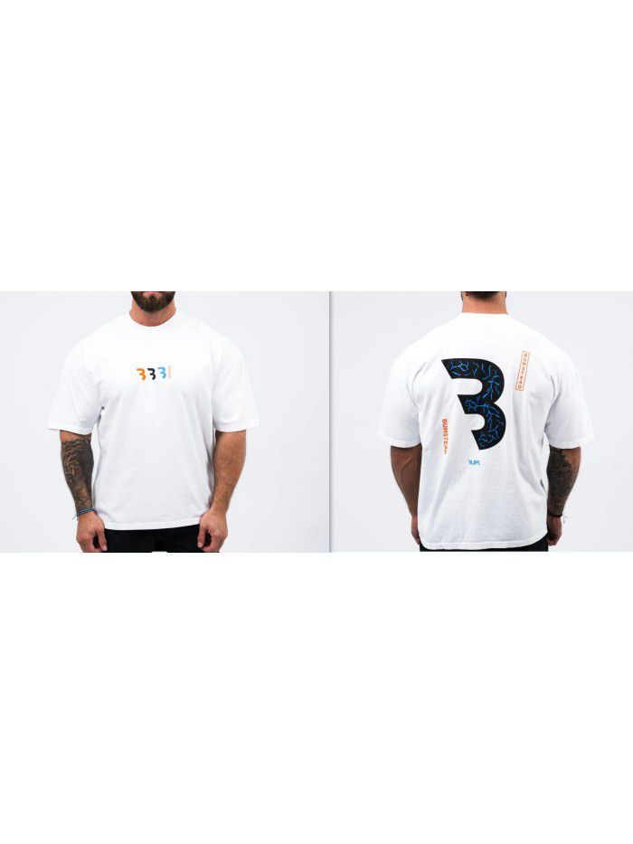 Cotton Short Sleeve T-shirt for Men and Women Summer New Trend Fitness Top Loose Fit