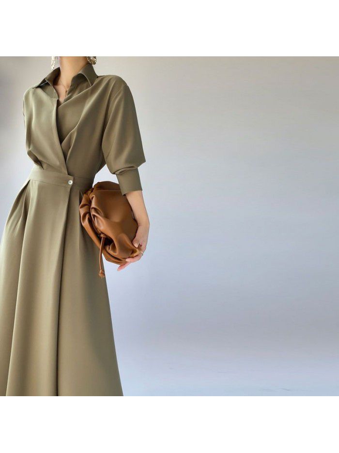 Dress for women Spring/Summer New French niche long dress slimming and high-end small skirt for children 
