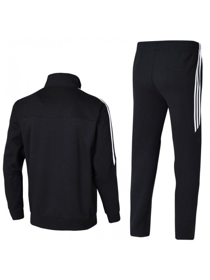 Autumn Cotton Sports Casual Set Running and Team Wear Stand up Collar Two Piece Set 