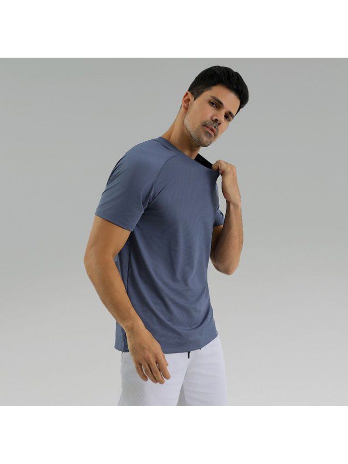 Men's Short Sleeve Outdoor Sports Fitness T-shirt Top Spring and Autumn 