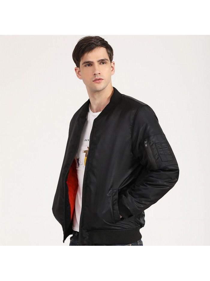 Short men's flying jacket, lightweight cotton jacket, men's jacket