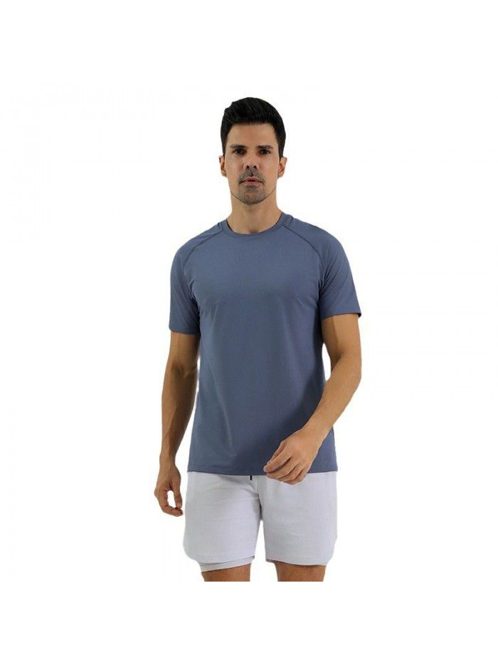 Men's Short Sleeve Outdoor Sports Fitness T-shirt Top Spring and Autumn 