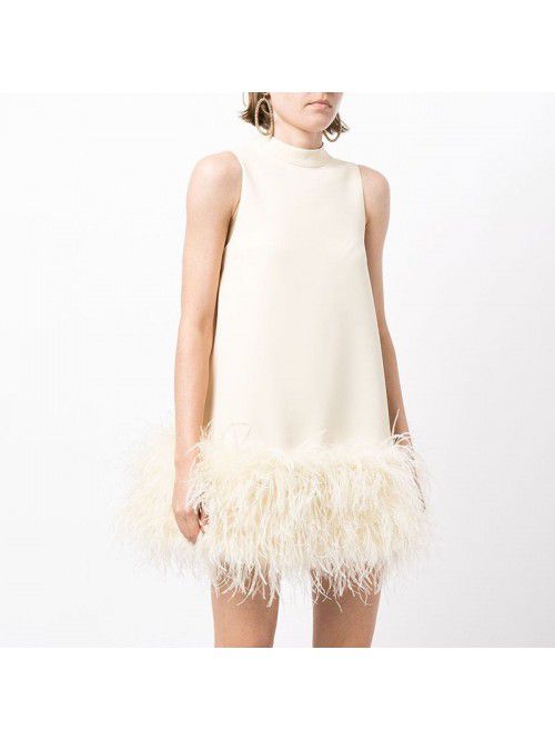 Autumn niche design feeling half high collar sleev...