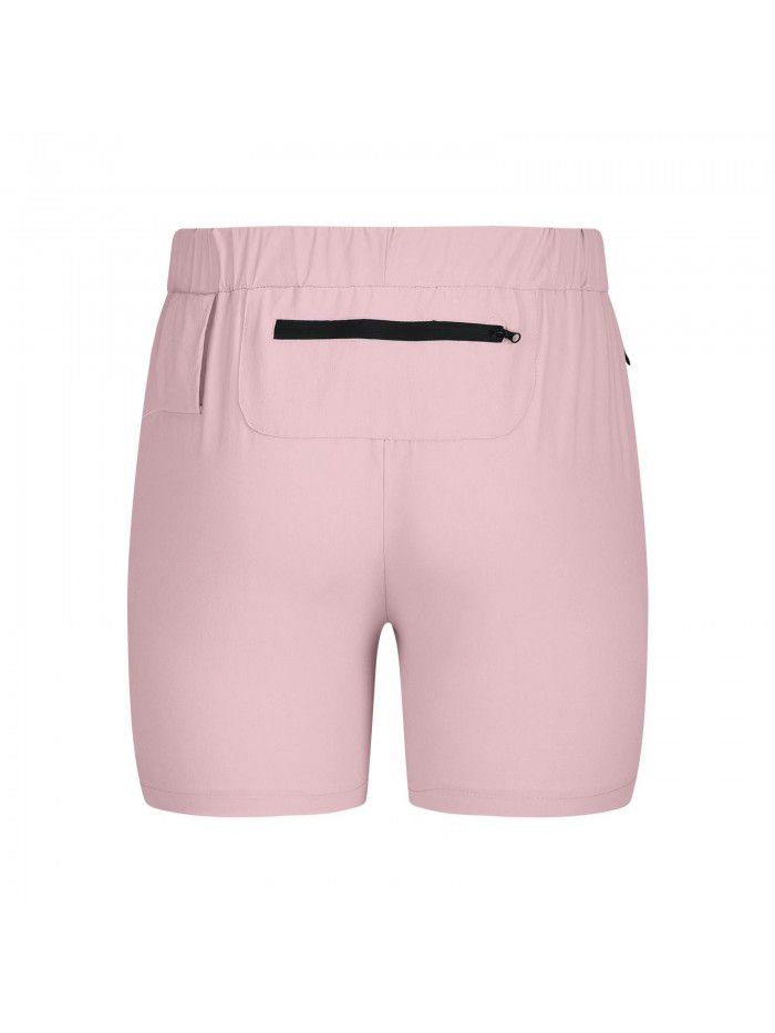 Crazy Muscle Men's Shorts Single-layer woven quick-drying solid color running, fitness, sports and leisure American five-piece pants 