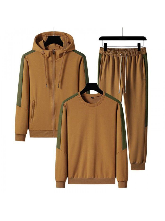 New Autumn Cotton Sports Set for Men and Women, Same Style Couple, Hooded, Casual Morning Running, Female Slim Fit Couple 