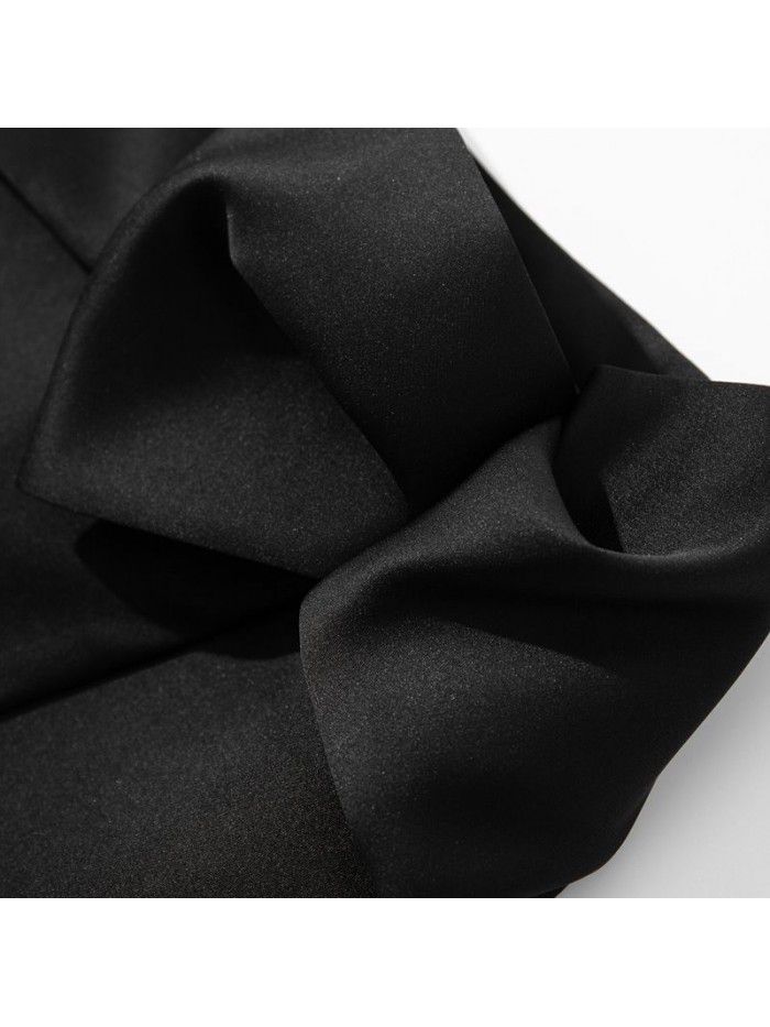 Autumn New Fashion Bow Irregular Wrap Hip Mid length Temperament Women's Half Skirt 