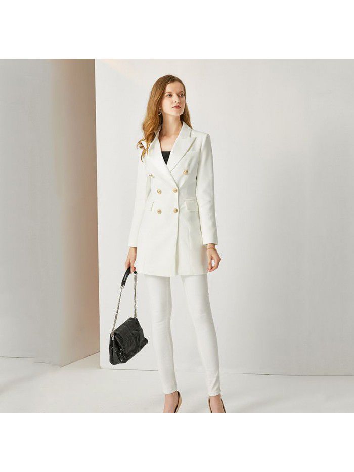 Suit Dress Black White Slim Fit Commuter Dress Dress Dress Dress Women's Fashion 