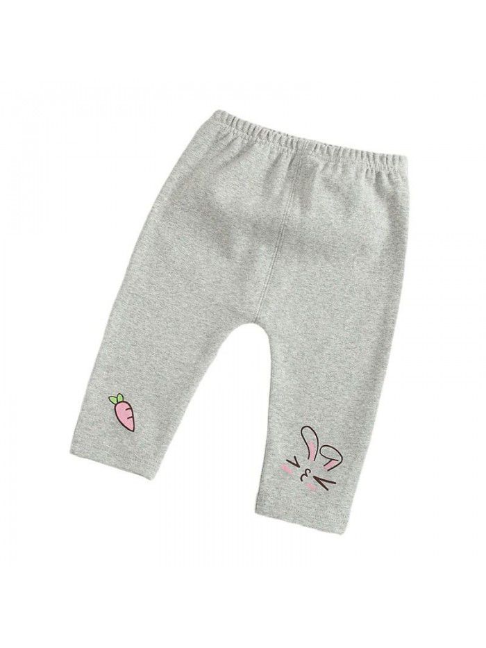 Girls' bottom pants, children's baby pants, Korean version, girls' pants, mid waist baby pants 
