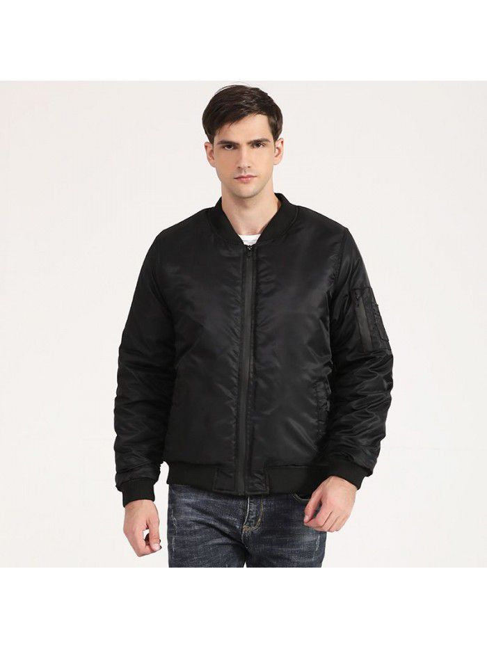 Short men's flying jacket, lightweight cotton jacket, men's jacket