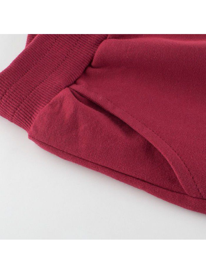Children's Spring and Autumn Solid Color Children's Sports Pants Boys' Pants 