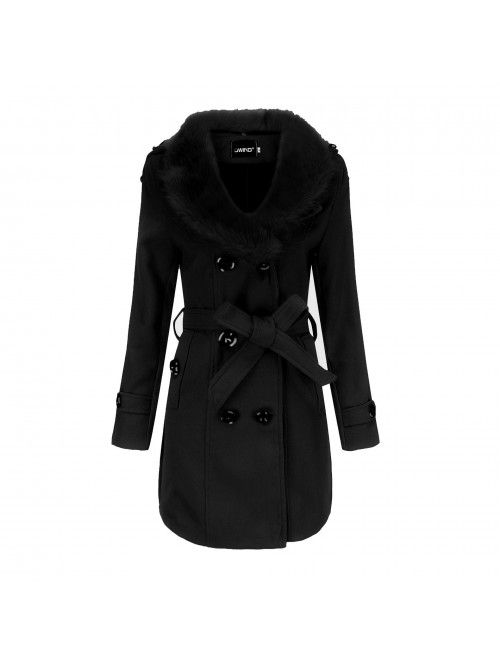 Coat, women's medium length, women's windbreaker, ...