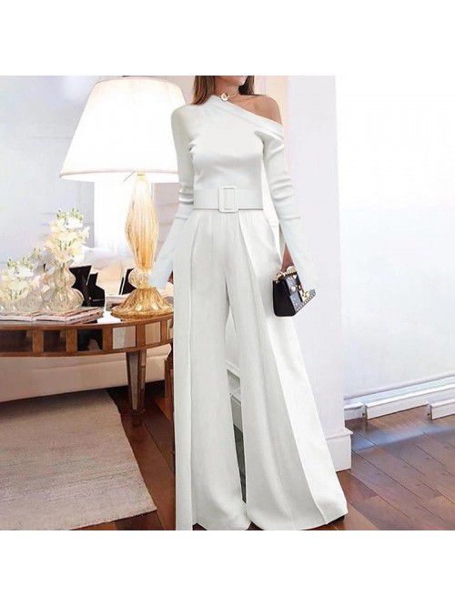 New Women's Long Sleeve Slim Fit One Shoulder...