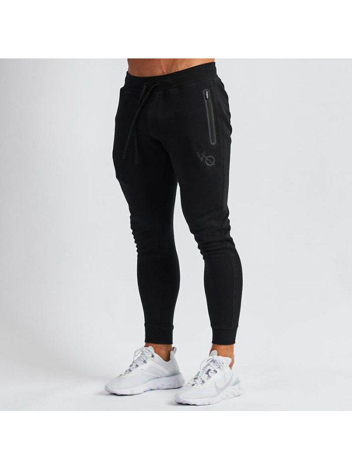 Crazy Muscle Spring and Autumn Fitness Set Men's Outdoor Running Hooded Sweater Pants Casual Two Piece Set 