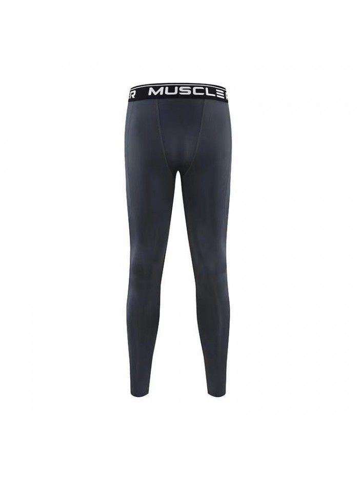 New Quick Drying Pants for Men's Basketball Sports Underlay Tight Pants with Pockets for Fitness 