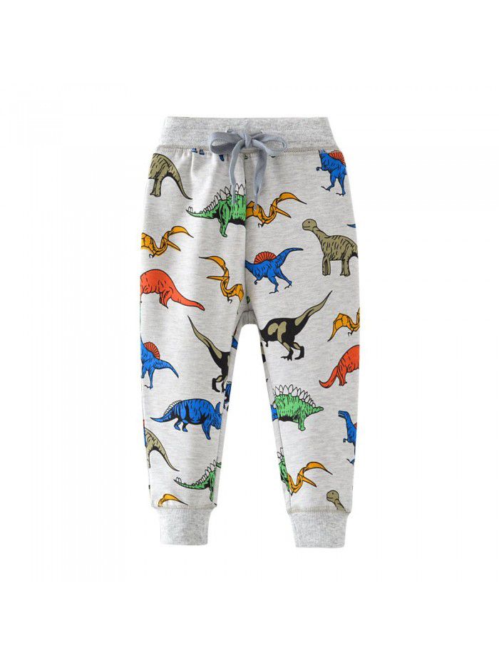 Boys' Pants Children's Knitted Pants Cartoon Sweater Pants Autumn New Children's Pants 