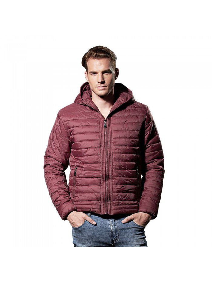 Casual cotton jacket for men and teenagers, winter clothing, loose cotton jacket for men's outerwear 