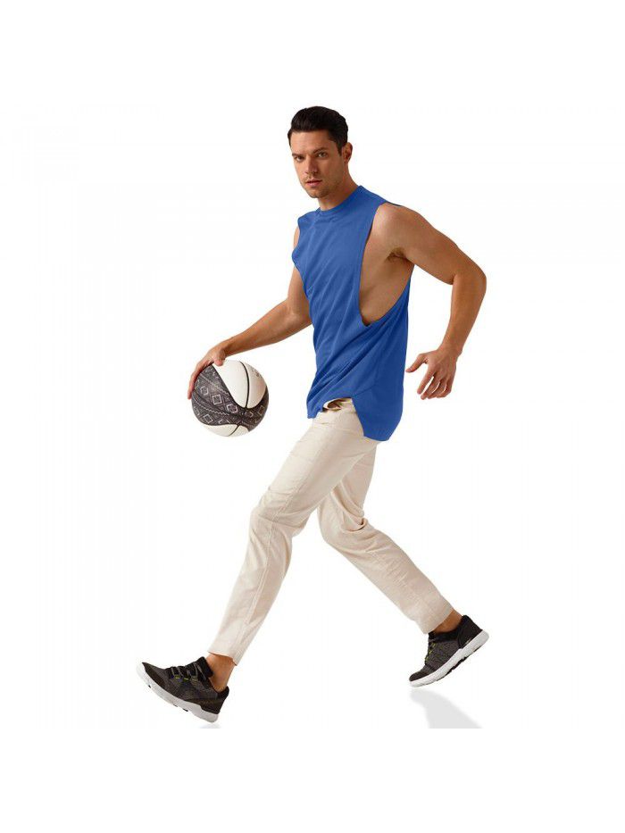 Men's Muscle Sports Fitness Short Sleeve Cotton Casual Summer New T-shirt 