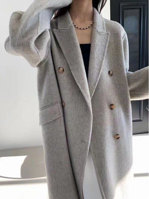 Autumn and winter women's extended high-end s...