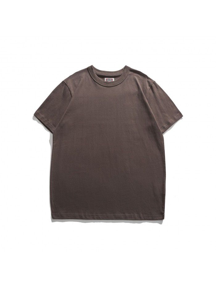 Classic slim fitting short-sleeved men's T-shirt is comfortable, soft and skin-friendly, high-quality cotton short T 