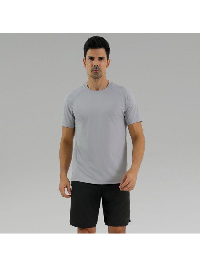 Men's Short Sleeve Outdoor Sports Fitness T-shirt Top Spring and Autumn 