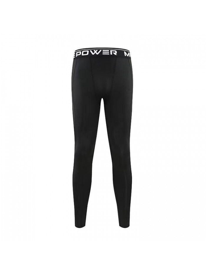 New Quick Drying Pants for Men's Basketball Sports Underlay Tight Pants with Pockets for Fitness 