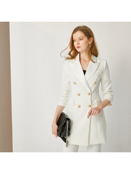 Suit Dress Black White Slim Fit Commuter Dress Dre...