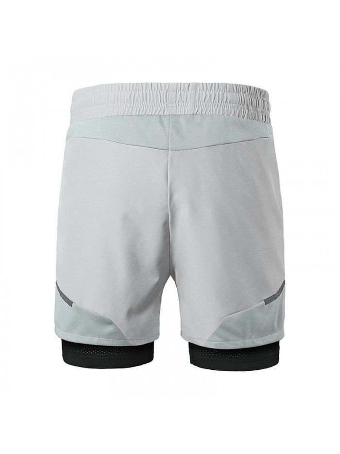 Summer Outdoor Sports Running Fitness Shorts for Men's Breathable, Anti glare, Anti wear, Quick Drying, and Sweat Absorption 