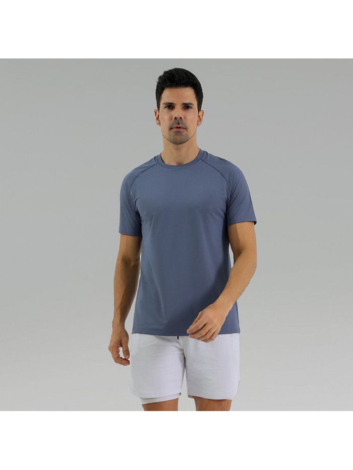 Men's Short Sleeve Outdoor Sports Fitness T-shirt Top Spring and Autumn 