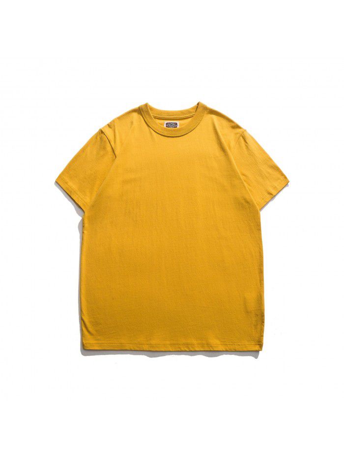 Classic slim fitting short-sleeved men's T-shirt is comfortable, soft and skin-friendly, high-quality cotton short T 