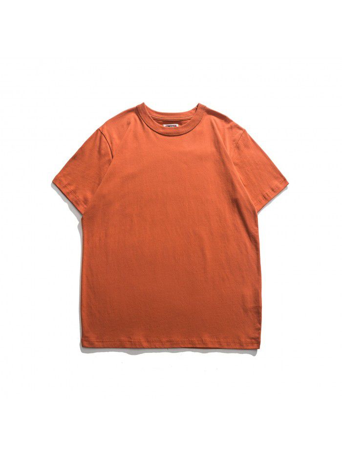 Classic slim fitting short-sleeved men's T-shirt is comfortable, soft and skin-friendly, high-quality cotton short T 