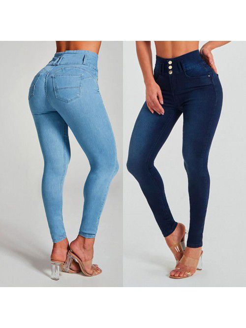Women's High Waist Tight Elastic Shaped Hip Lift J...