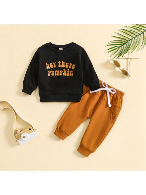 Infant and toddler unisex boys and girls letter pr...