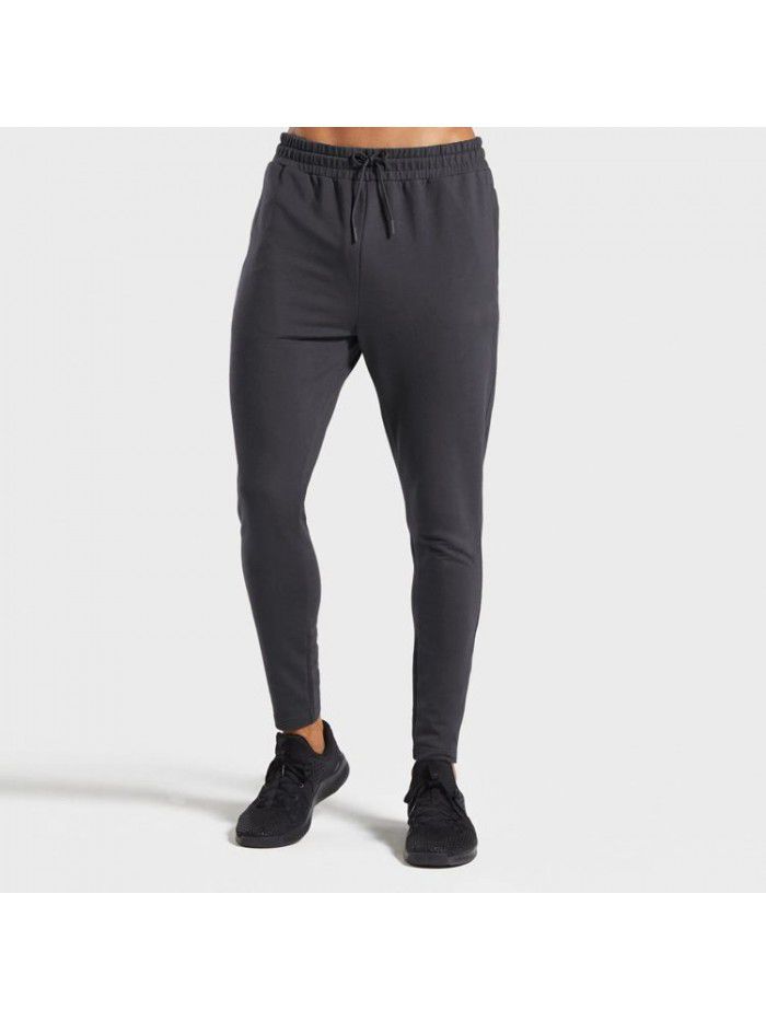 Men's GYM Fitness Training Slow Running Basketball Sports Elastic Slim Fit Pants 