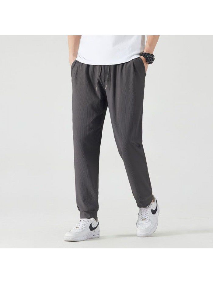 Sports pants, men's casual breathable sanitary pants, running versatile leggings 