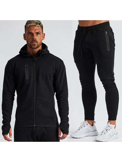 Crazy Muscle Spring and Autumn Fitness Set Men...
