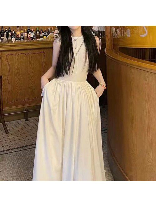 Design Sense Long Skirt Slim Fit Large Swing Dress...