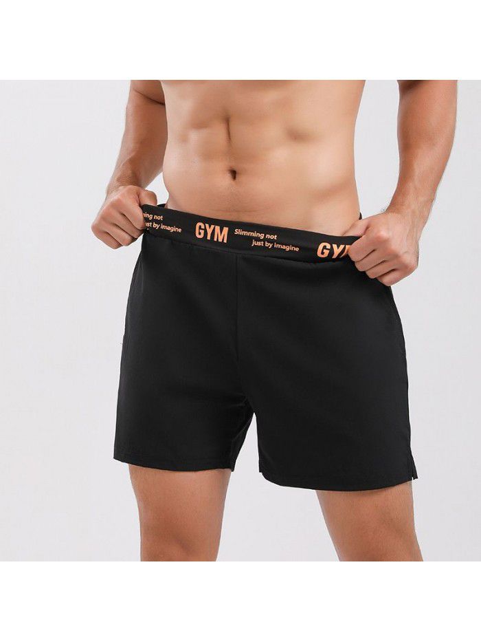Summer running loose casual quick-drying elastic fashion sports shorts Men's thin training fitness pants 