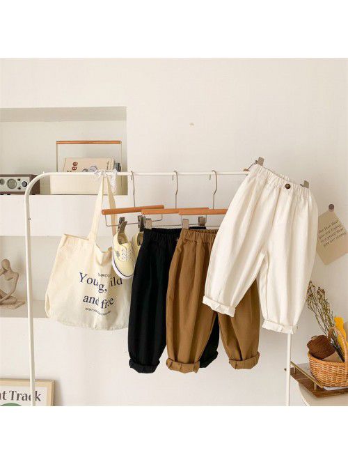 Children's pants Spring style small and medium-siz...